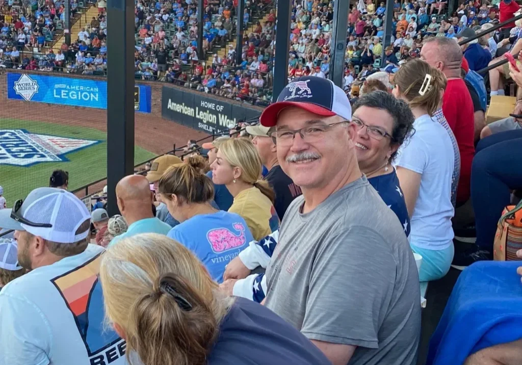 Todd Landers and his wife Donna from Bessemer City, NC