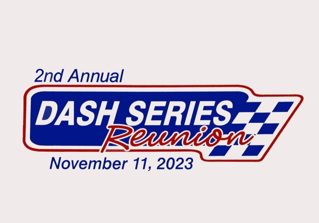 A dash series reunion logo with the name of the event.